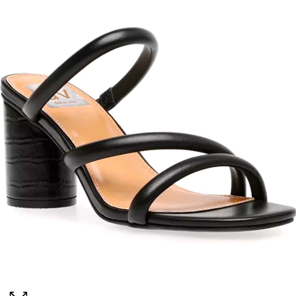 DV by Dolce Vita Myla Strappy Block Heel Sandals - NWOT Size 8